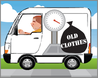 cash for clothes van